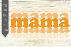 Mama Svg. Five times Mama Svg. Mother's Day Svg Product Image 2