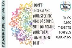 Sarcastic Mandala Funny Sublimation Png Product Image 1