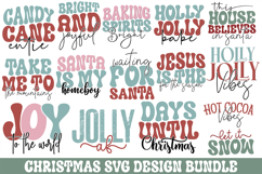 Christmas Svg Bundle - Retro Christmas Svg Design Bundle Product Image 1