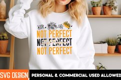 Not Perfect Just Forgiven SVG Cut File, Quotes SVG Cut File Product Image 2