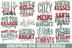 Christmas Svg Bundle - Retro Christmas Svg Design Bundle Product Image 1