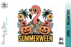 Flamingo Summerween Halloween Summer Jack-O-Lantern Product Image 1