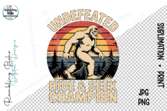 Undefeated Hide Seek Champion Sasquatch Product Image 1