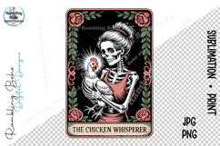 The Chicken Whisperer Funny Tarot Card Product Image 1