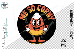 Me So Corny Candy Corn Pun Fall Funny Product Image 1