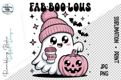 Fab-Boo-Los Boujee Ghost Halloween Coffee Product Image 1