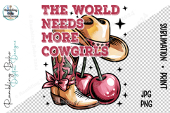 The World Needs More Cowgirls Cherries Product Image 1