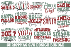 Christmas Svg Bundle - Retro Christmas Svg Design Bundle Product Image 1