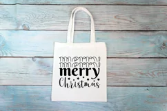 Christmas SVG Merry Christmas Cricut Quote Cut File Product Image 4