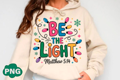 Christmas Light Be the Light Matthew PNG Product Image 3