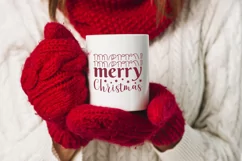 Christmas SVG Merry Christmas Cricut Quote Cut File Product Image 2
