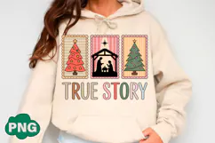 True Story PNG, Christian Christmas PNG Product Image 2