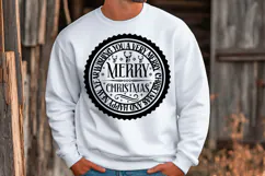 Christmas Round sign Svg holiday quotes Svg design Christmas Product Image 2