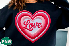 Faux Yarn Valentine Heart Png Valentines Product Image 2