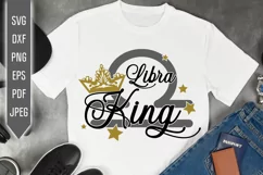 Libra King Svg. Zodiac Sign Birthday. Horoscope dxf, png Product Image 1
