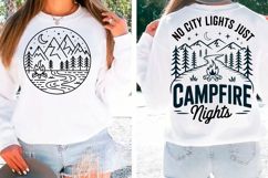 No City Lights Family Camping T Shirt png Product Image 3
