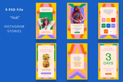 Opil - Holi Celebration Instagram Story &amp; Canva Template Product Image 3