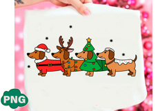 Christmas Dachshund PNG Dog Lover PNG Product Image 2
