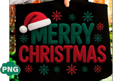 Merry Christmas Png Crochet Yarn Png Product Image 2