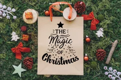 Christmas SVG The Magic Of Christmas Cricut Quote File Product Image 2