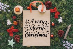 Christmas SVG A Very Merry Christmas Cricut Quote Product Image 2