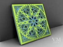 M46 - 3D Layered Mandala SVG, Multilayer Mandala for cutting Product Image 4