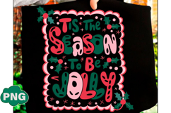 Preppy Coquette Jolly Christmas PNG Product Image 3