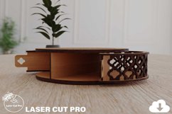 Glowforge Laser Cut Files Box with Drawer - Versatile Gift Product Image 3