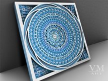 M50 - Layered Mandala SVG File, Cut file Mandala dxf Product Image 2