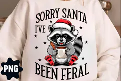Sorry Santa I've Been Feral PNG Product Image 4