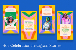 Opil - Holi Celebration Instagram Story &amp; Canva Template Product Image 4