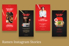 Icini - Neon Restaurant Instagram Story &amp; Canva Template Product Image 4
