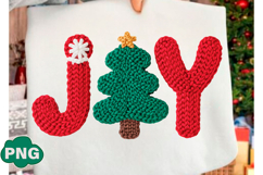 Crochet Joy Christmas Tree PNG Product Image 1
