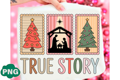 True Story PNG, Christian Christmas PNG Product Image 3
