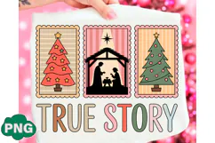 True Story PNG, Christian Christmas PNG Product Image 3