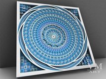 M50 - Layered Mandala SVG File, Cut file Mandala dxf Product Image 3