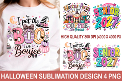 Halloween &amp; Senior 2027 PNG Thanksgiving PNG Product Image 1