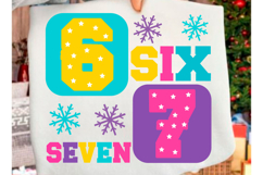 Six Seven 6 7 Meme Png, Six Seven SVG, Product Image 2