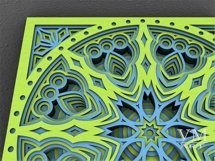 M46 - 3D Layered Mandala SVG, Multilayer Mandala for cutting Product Image 3