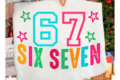 Six Seven 6 7 Funny Meme SVG PNG, Product Image 2