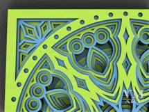 M46 - 3D Layered Mandala SVG, Multilayer Mandala for cutting Product Image 8