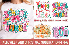 Halloween Sublimation Christmas PNG Product Image 1