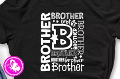 Brother svg Cricut Different fonts png Big Lil Bro Product Image 1