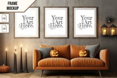 Wooden Frame Smart Mockup PSD &amp; JPG Template Graphic Product Image 1
