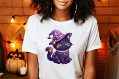 Cute Halloween clipart | Kawaii shirt sublimation designs Product Image 2