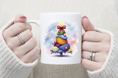 Christmas tree clipart | Winter forest t shirt design png Product Image 3