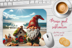 Summer beach gnomes mouse pad sublimation design png Product Image 1