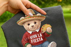 Cinco de Mayo Teddy Bear Png | Cinco de Mayo Boy| Fiesta Product Image 4