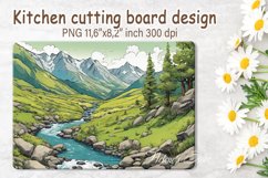 Cutting board sublimation | cutting board spring | chopping Product Image 1