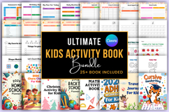 Ultimate Kids Activity Book Canva KDP Interior Bundle Product Image 1